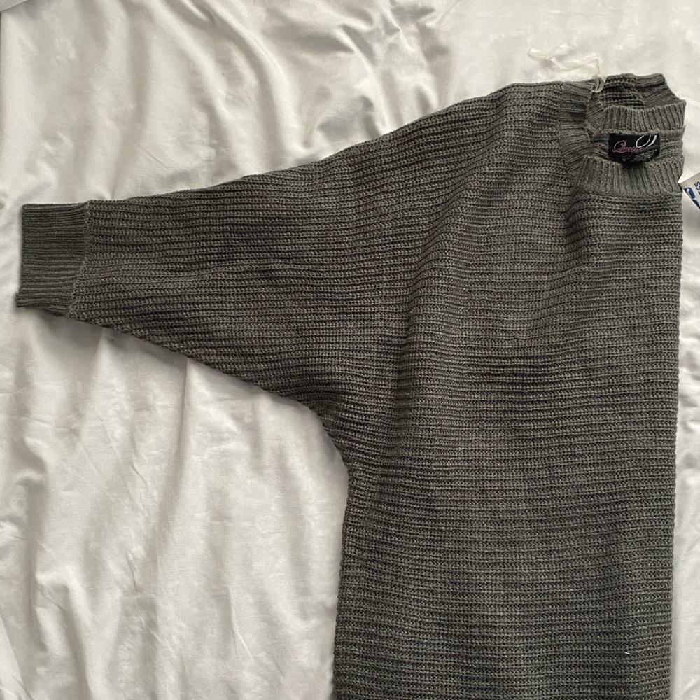 Questions Button Detail Sweater - Picture 3 of 3